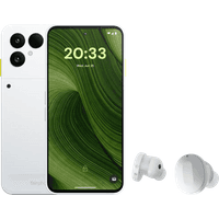 Koop Fairphone 6 256GB Wit 5G + Fairphone Fairbuds True Wireless Earbuds Wit - 6151128513508