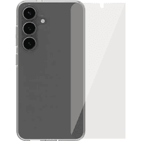 Koop BlueBuilt Samsung Galaxy S25 Back Cover Transparant + Screenprotector Glas - 6151128651651