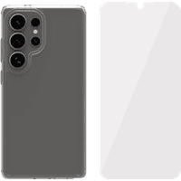 Koop BlueBuilt  Samsung Galaxy S25 Ultra Back Cover Transparant +BlueBuilt Screenprotector Glas - 6151128684673