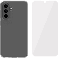 Koop BlueBuilt Back Cover Samsung Galaxy A56 Transparant + Screenprotector Glas - 6151128697659