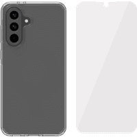 Koop BlueBuilt Protective Back Cover Samsung Galaxy A56 Transparant + Screenprotector Glas - 6151128710785