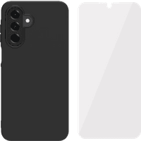 Koop BlueBuilt  Samsung Galaxy A17 Back Cover Zwart + BlueBuilt  Screenprotector Glas - 6151128757780