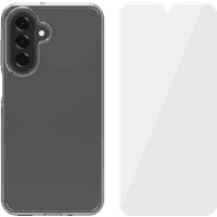 Koop BlueBuilt Protective Back Cover Samsung Galaxy A17 Transparant + Screenprotector Glas - 6151128767789