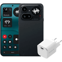 Koop Nothing Phone (4a) Pro 256GB Zwart 5G + BlueBuilt Oplader met Usb C Poort 45W Wit - 6151139549589