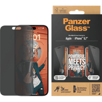 Koop PanzerGlass Ultra-Wide Fit Apple iPhone 15 Plus Privacy Screenprotector Glas - 5711724128110