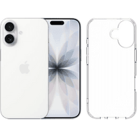 Koop Apple iPhone 17 256GB Wit + BlueBuilt Protective Back Cover Transparant - 6151130112133