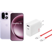 Koop OnePlus 15 512GB Paars 5G + OnePlus SuperVOOC Oplader 120W + Usb C kabel - 6151130939945