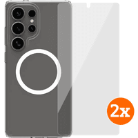 Koop BlueBuilt Protective Cover Magneet Galaxy S25 Ultra Transparant + Protector Duo Pack - 6151131019080