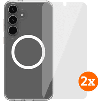 Koop BlueBuilt Protective Cover Magneet Galaxy S25 Plus Transparant + Screenprotector Duo Pack - 6151131041098