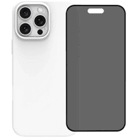 Koop BlueBuilt Back Cover iPhone 16 Pro Max Wit + Privacy Filter Screenprotector Glas - 6151131231239