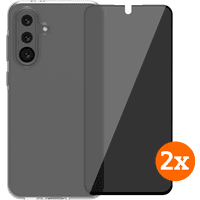Koop BlueBuilt Samsung Galaxy A36 Back Cover Transparant + Privacy Screenprotector Duo Pack - 6151132210233