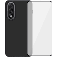 Koop BlueBuilt OnePlus Nord 5 Back Cover Zwart + Screenprotector Glas - 6151132277205