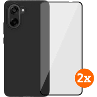 Koop BlueBuilt Oneplus Nord CE 5 Back Cover Transparant + Screenprotector Glas Duo Pack - 6151132355385