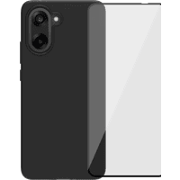 Koop BlueBuilt Oneplus Nord CE 5 Back Cover Zwart + Screenprotector Glas - 6151132393325