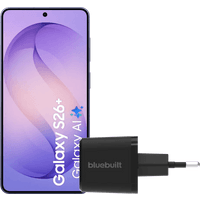 Koop Samsung Galaxy S26 Plus 256GB Donkerblauw 5G + BlueBuilt Oplader 45 Watt Zwart - 6151134495423