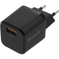 Koop BlueBuilt Quick Charge Oplader met Usb A Poort 18W Zwart - 8720627627092