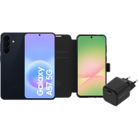 Koop Samsung Galaxy A57 128GB Donkerblauw 5G + Basis Accessoirepakket - 6151137112150