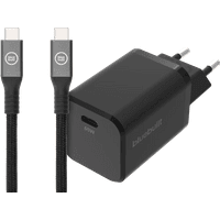 Koop BlueBuilt Power Delivery Universele Oplader 65W + usb C oplaadkabel (2m) Zwart - 6151115279233