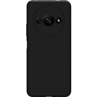 Koop Just in Case Soft Design Redmi A3 Back Cover Zwart - 8720878333957