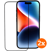 Koop BlueBuilt Apple iPhone 15 Screenprotector Glas Duo Pack - 6151118857896