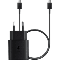 Koop Samsung Super Fast Charging Oplader 25W + Usb C Kabel 1m Kunststof Zwart - 6090324189172