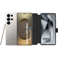 Koop Samsung Galaxy S25 Ultra 256GB Grijs 5G + BlueBuilt Book Case Zwart - 6151119710756