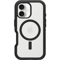 Koop OtterBox Defender XT iPhone 16 Back Cover met MagSafe Magneet Transparant met Zwarte Rand - 840304768844