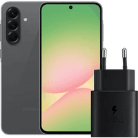 Koop Samsung Galaxy A56 128GB Zwart 5G + Samsung Oplader 25 Watt Zwart - 6151120771715