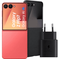 Koop Samsung Galaxy Z Flip 7 256GB Rood 5G + Accessoirepakket - 6151124261274