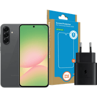 Koop Apple iPhone 16 Plus 256GB Zwart + BlueBuilt Screenprotector Glas - 6151121769759