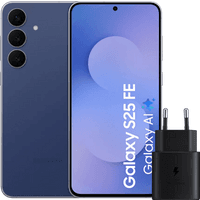 Koop Samsung Galaxy S25 FE 256GB Donkerblauw 5G + Samsung Oplader 25 Watt Zwart - 6151125732742