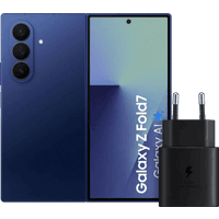 Koop Samsung Galaxy Z Fold 7 256GB Blauw 5G + Samsung Oplader 25 Watt Zwart - 6151124191175