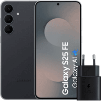 Koop Samsung Galaxy S25 FE 128GB Zwart 5G + Samsung Oplader 25 Watt Zwart - 6151125726710