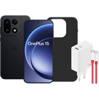 Koop OnePlus 15 512GB Zwart 5G + Basis Accessoirepakket - 6151139352370