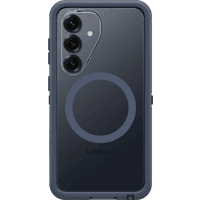 Koop OtterBox Defender Samsung Galaxy S26 Back Cover met Magneet Transparant Blauwe Rand - 0840434745500