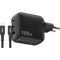 Koop Sitecom 100W GaN Power Delivery Oplader + Sitecom USB-C naar USB-C Kabel 2m - 6151124598523