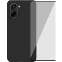 Koop BlueBuilt Oneplus Nord CE 5 Back Cover Zwart + Screenprotector Glas - 6151132393325