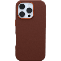 Koop OtterBox Symmetry Apple iPhone 16 Pro Back Cover met MagSafe Magneet Leer Bruin - 840304771455