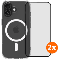 Koop BlueBuilt Protective Back Cover MagSafe iPhone 17 Transparant + Screenprotector Duo Pack - 6151131854834