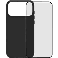 Koop BlueBuilt Protective Back Cover met MagSafe iPhone 17 Pro Max Zwart + BlueBuilt iPhone 17 Pro Max Screenprotector Glas - 6151127510560