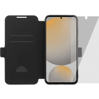 Koop BlueBuilt Samsung Galaxy S25 FE Book Case Zwart + Screenprotector Glas - 6151131273215