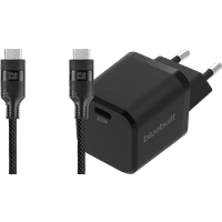 Koop BlueBuilt Power Delivery Oplader 20W + Usb C Kabel 3m Nylon Zwart - 6151147392375