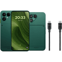Koop Fairphone 6 256GB Groen 5G + Basis accessoirepakket - 6151152328352