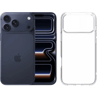 Koop Apple iPhone 17 Pro Max 256GB Blauw + BlueBuilt Protective Back Cover Transparant - 6151130147111