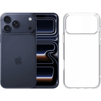Koop Apple iPhone 17 Pro Max 512GB Blauw + BlueBuilt Protective Back Cover Transparant - 6151130288227