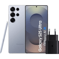 Koop Samsung Galaxy S25 Ultra 512GB Zilver 5G + Samsung Oplader 25 Watt Zwart - 6151119821896