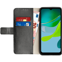 Koop Just in Case Wallet Motorola Moto E13 Book Case Zwart - 8720878054531