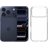 Koop Apple iPhone 17 Pro 512GB Blauw + BlueBuilt Protective Back Cover Transparant - 6151130243257