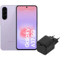 Koop Samsung Galaxy A37 128GB Roze 5G + BlueBuilt Oplader met Usb C Poort 45W Zwart - 6151136788707