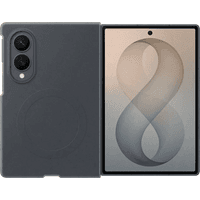 Koop Samsung Galaxy Z Fold 8 Siliconen Back Cover met Magneet Zwart - 8806099229320